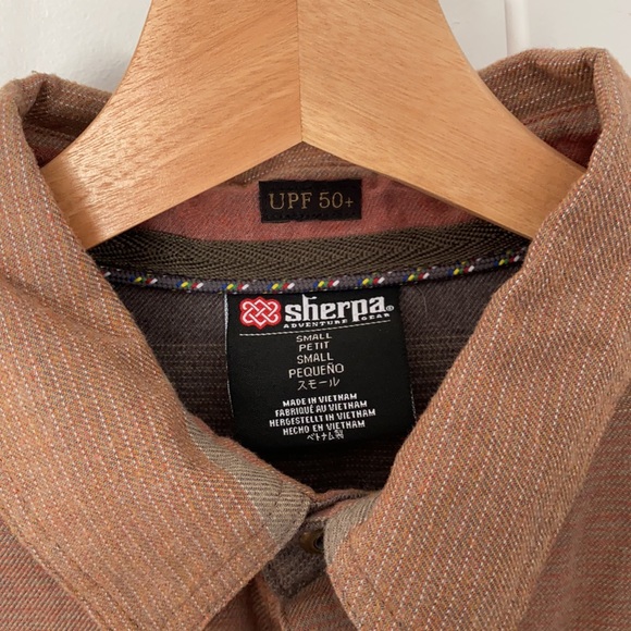 Striped Sherpa Adventure Gear Long-Sleeved Button-Up - Picture 2 of 5